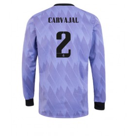 Herren Fußballbekleidung Real Madrid Daniel Carvajal #2 Auswärtstrikot 2022-23 Langarm